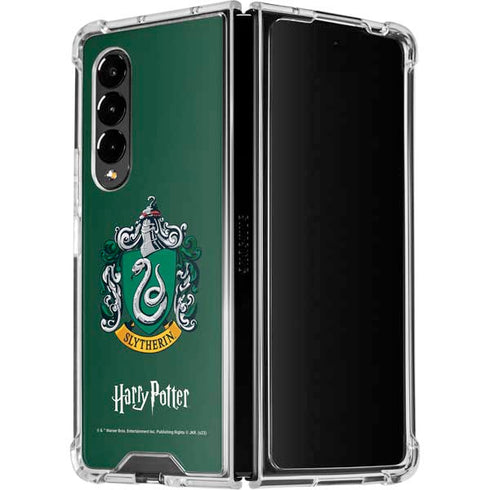 Wizarding World Harry Potter Slytherin House Crest Galaxy Z Fold4 5G Clear Case
